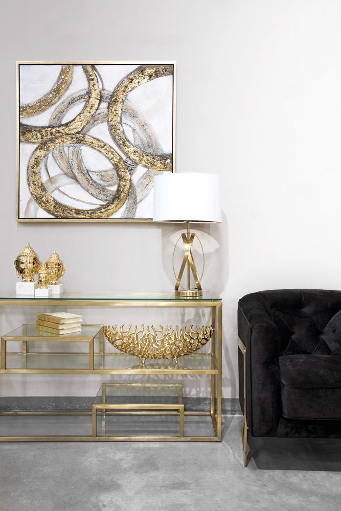 Ring of gold wall art