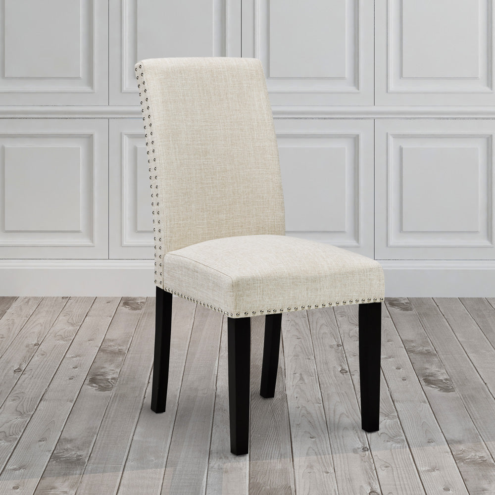 Dining Chair: Beige Fabric