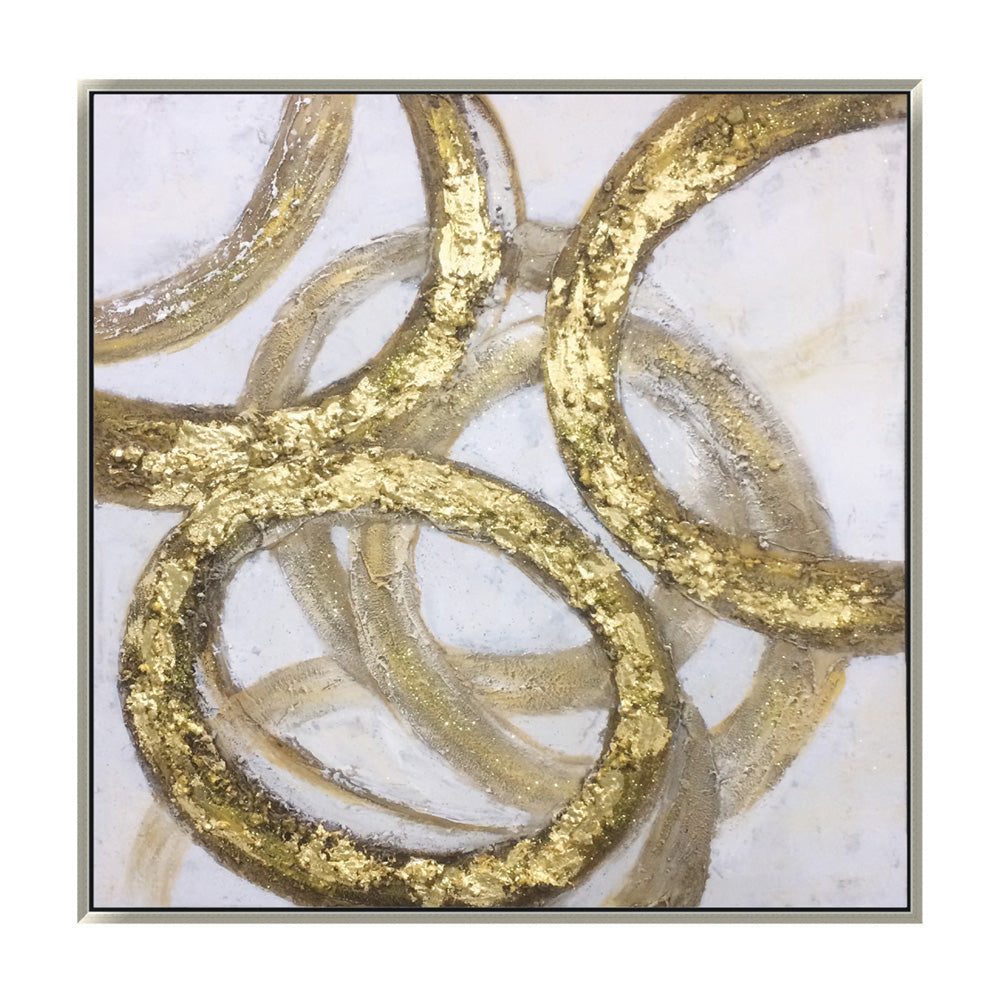 Ring of gold wall art