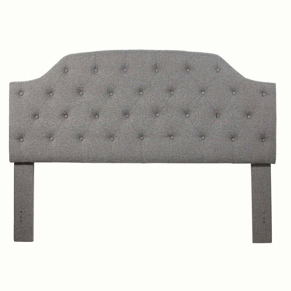 King Headboard: Slate Linen