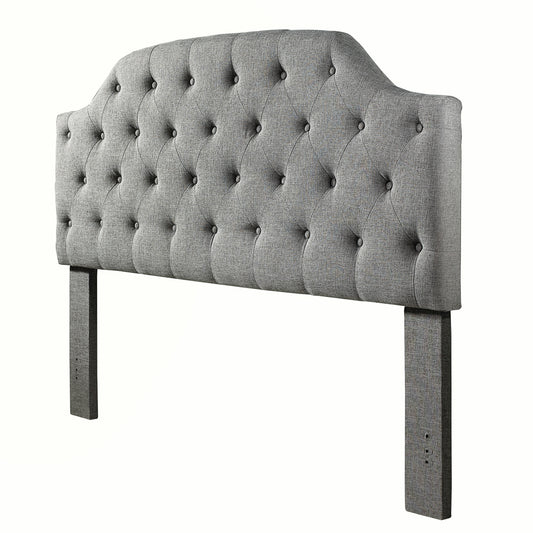 King Headboard: Slate Linen