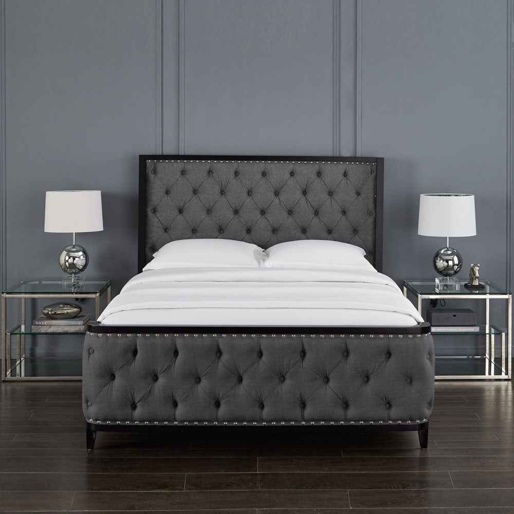 Love Bed: Slate Linen QUEEN