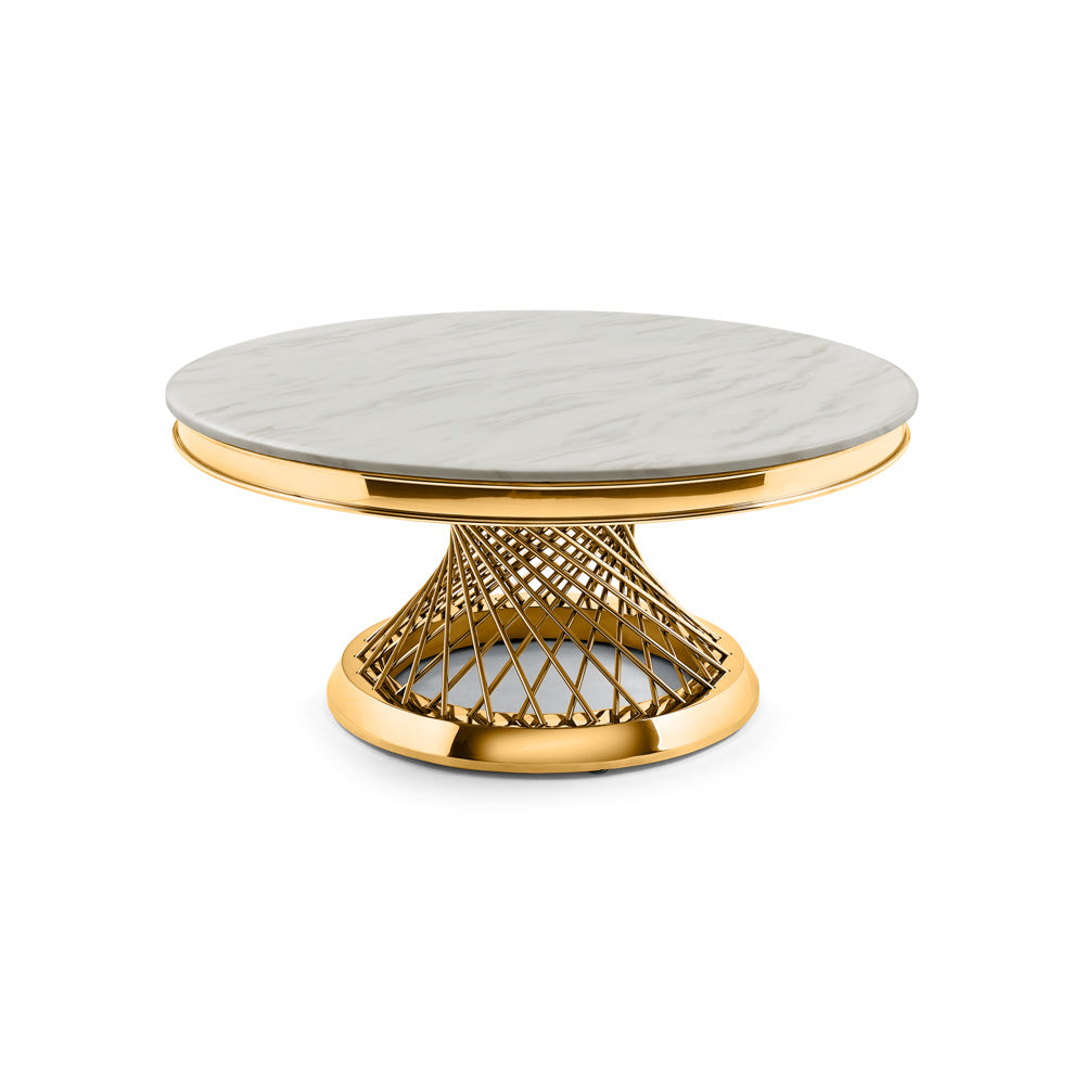 Romina Coffee Table: In Gold