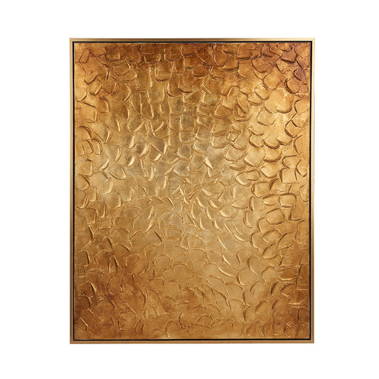 Gold Waves Wall Art Big