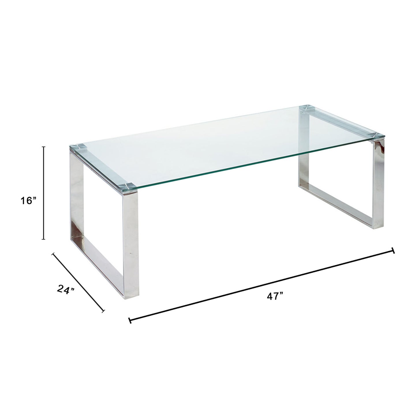 Glass Top Coffee Table