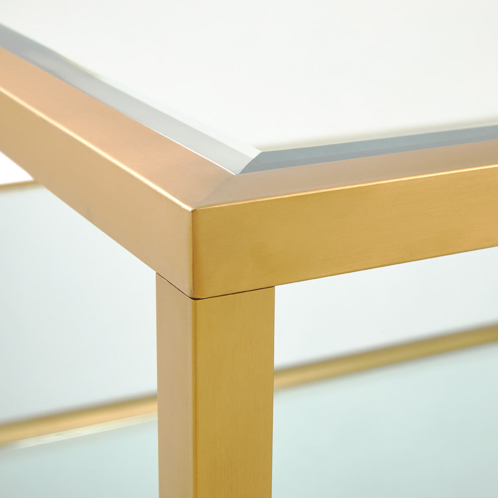 Miami Square Coffee Table: GOLD : Condo Size