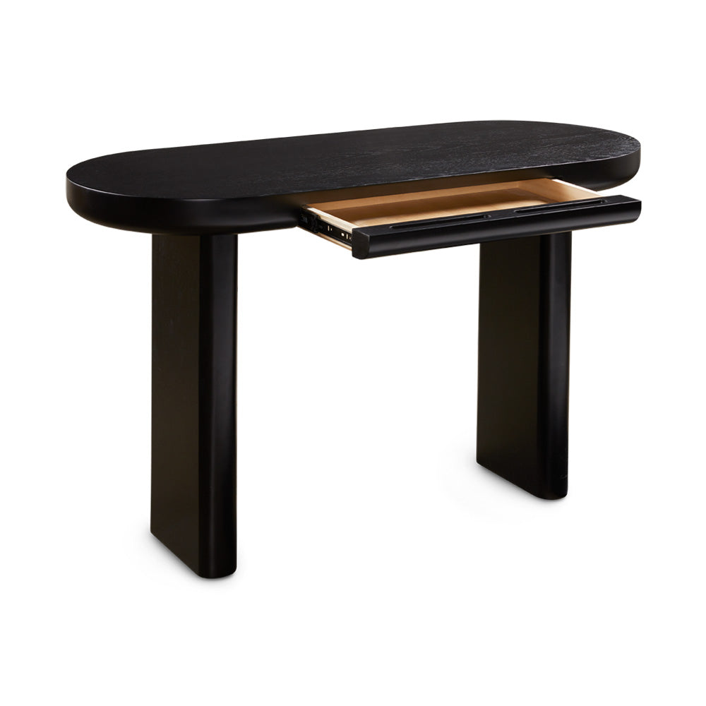 Black Pantha Console Table/Desk