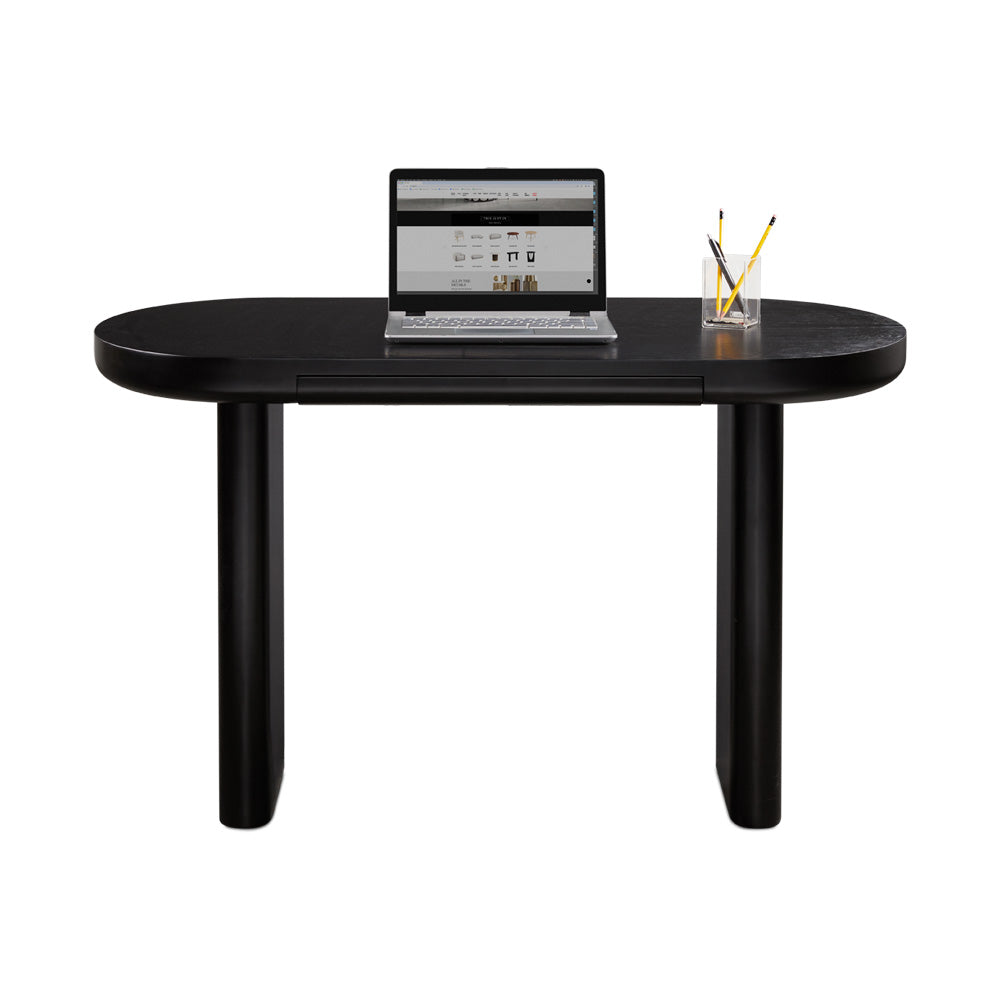 Black Pantha Console Table/Desk