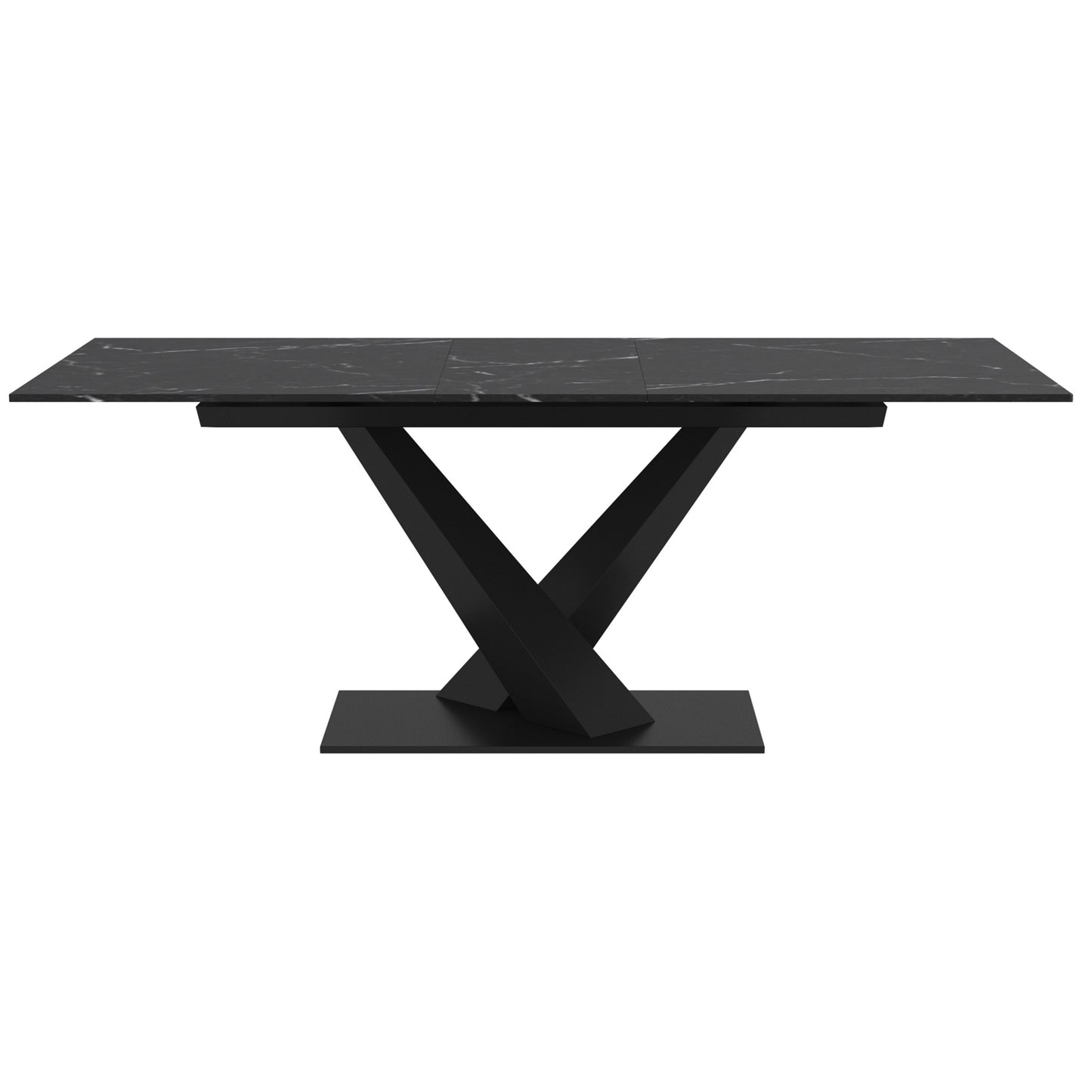 Julius Dining Table w/Extension in Black