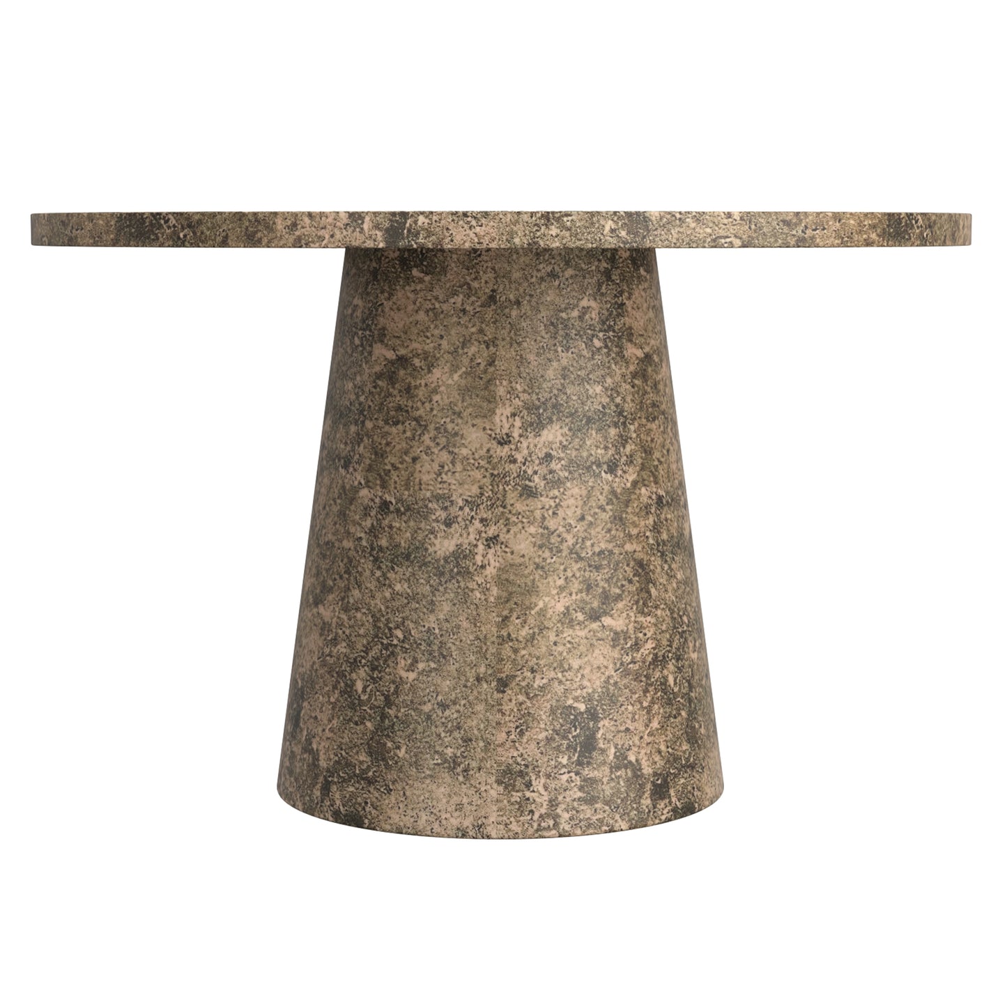 Godiva Round Pedestal Table in Grey Stone