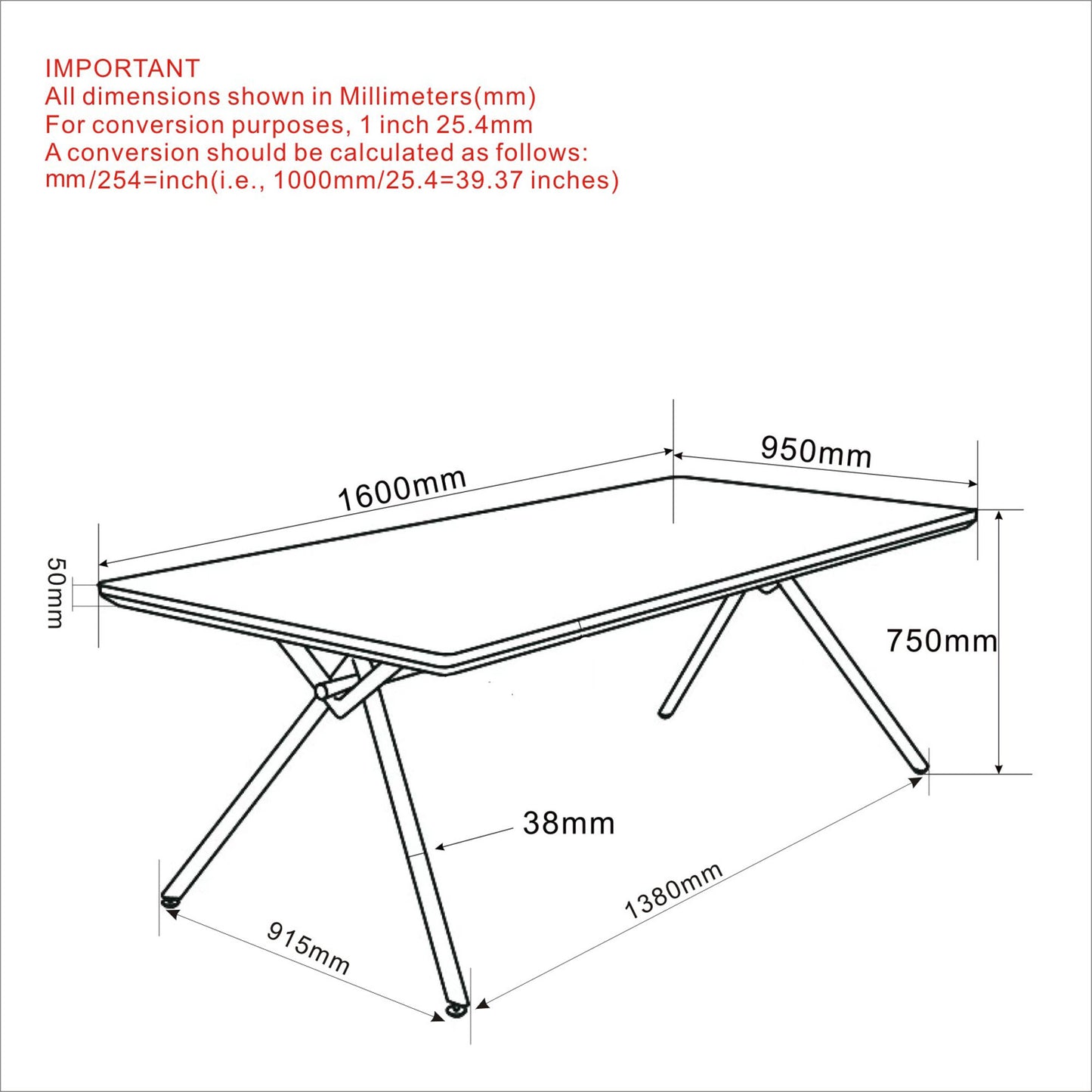 Bronx Rectangular Dining Table in Natural