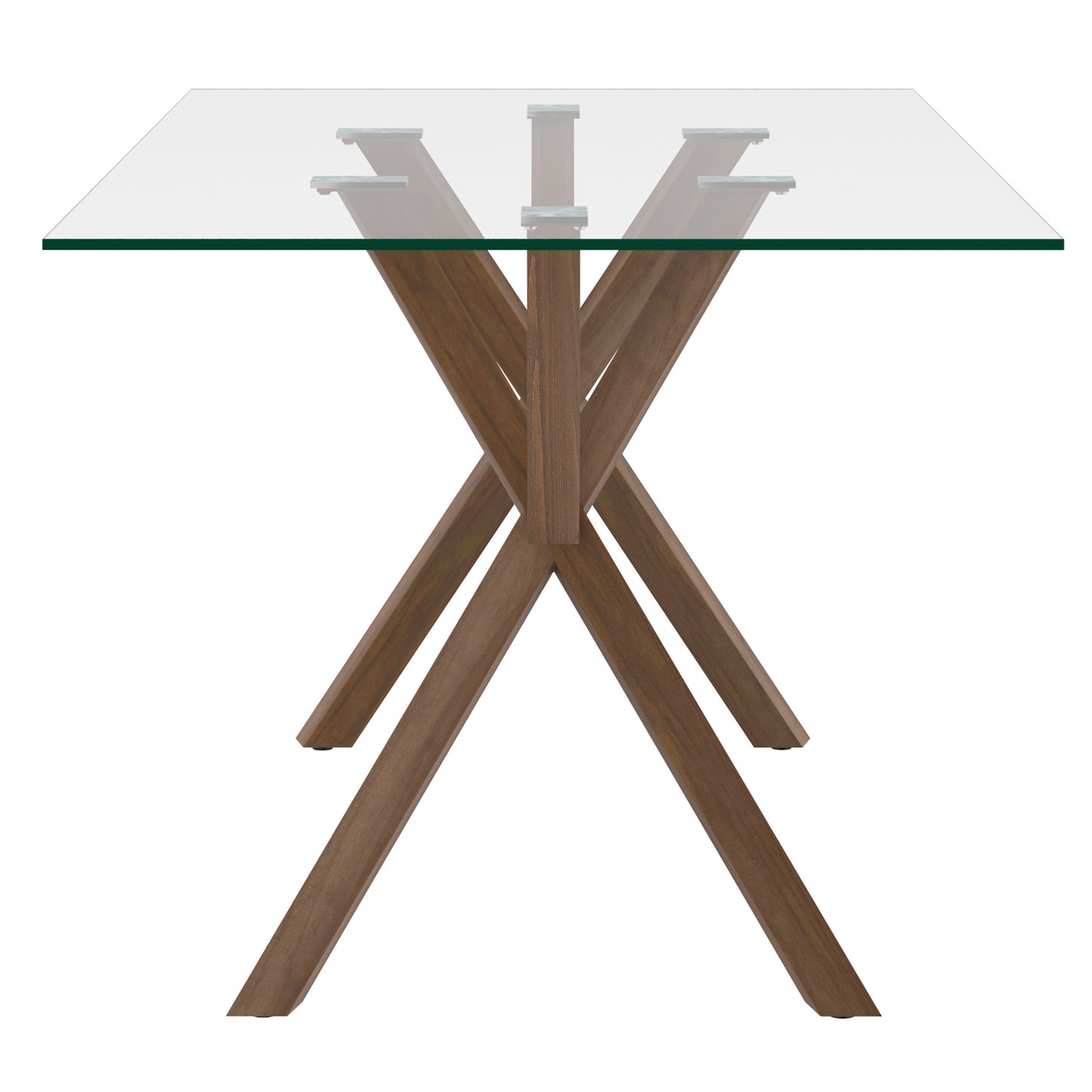 Stark Rectangular Dining Table in Walnut