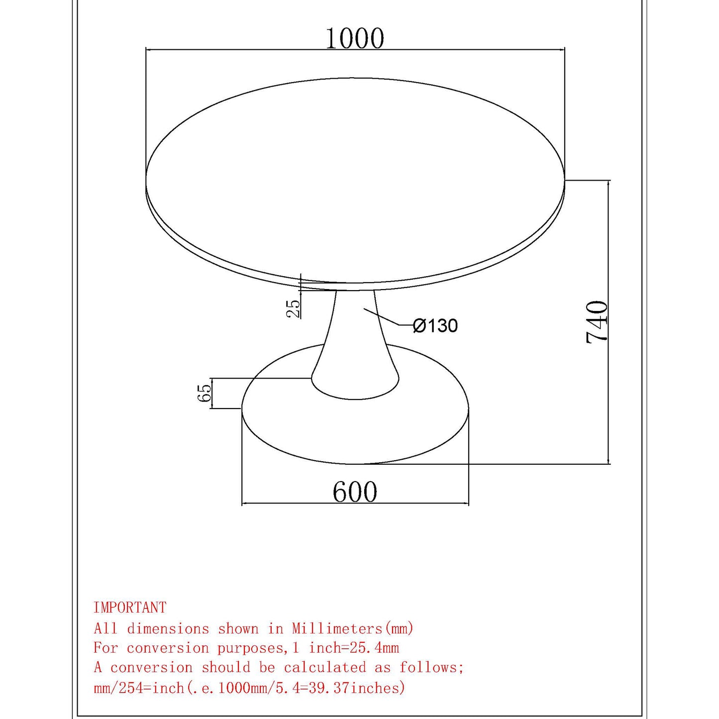 Zilo 40" Round Dining Table in White Faux Marble and Aged Gold