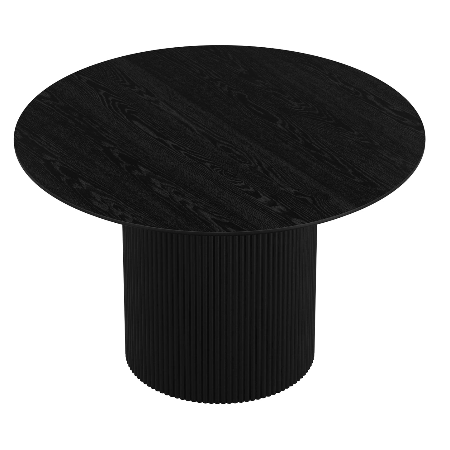 Round Dining Table in Black 47.25" Dia. x 30"H