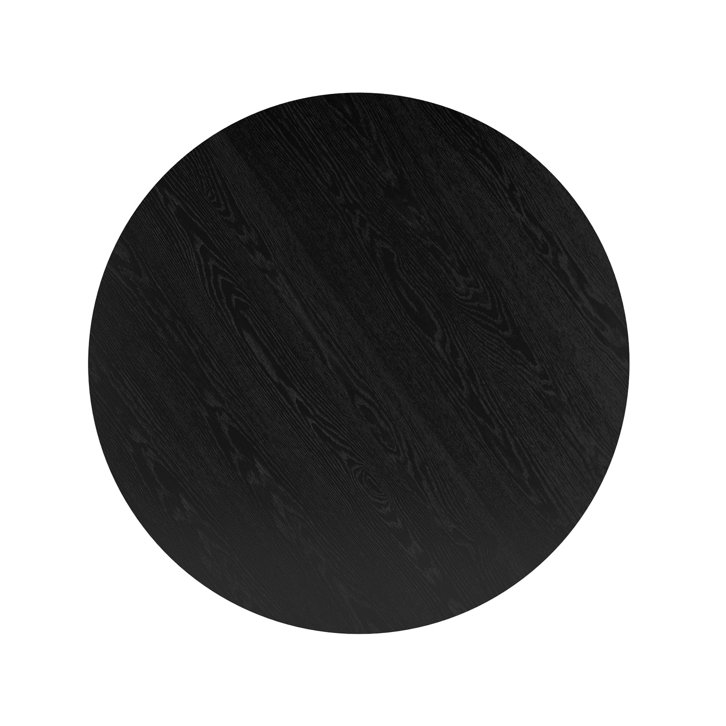 Round Dining Table in Black 47.25" Dia. x 30"H