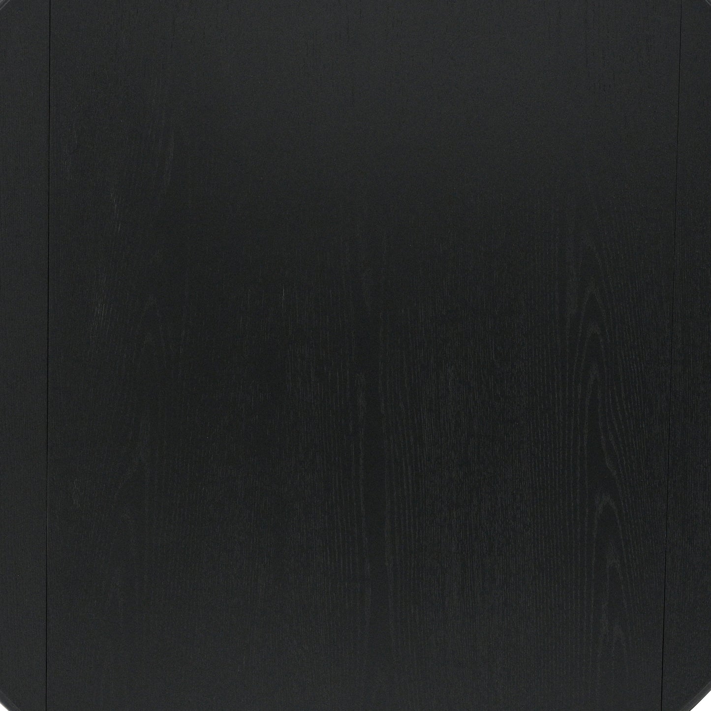 Modern 42" round dining table in Black