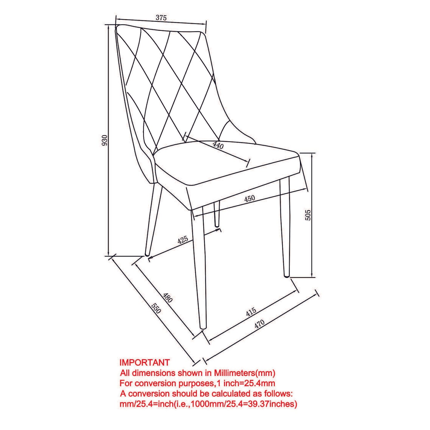 Devo Dining Chair, set of 2, in Light Grey and Chrome