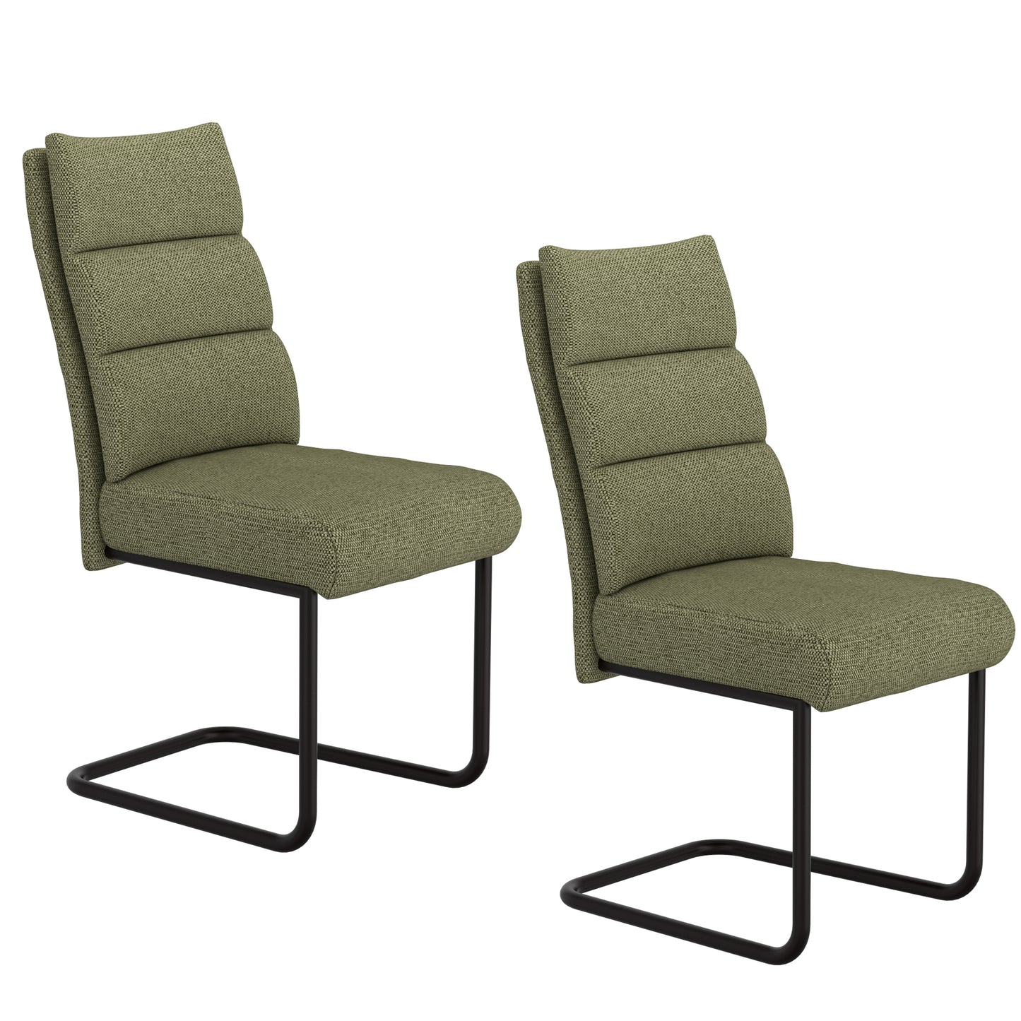 Brodi Dining Chair, set of 2, in Sage and Black