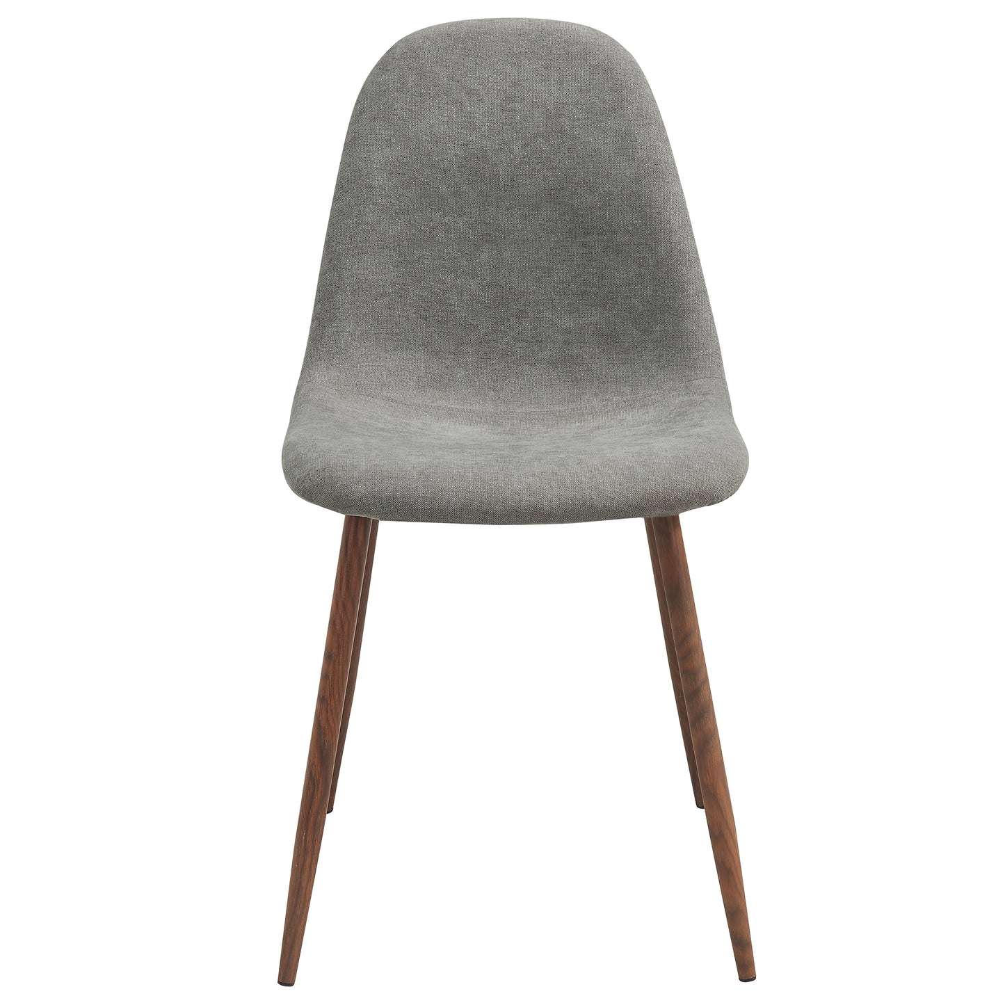 Lyna Dining Chair, Set of 4 in Grey and Walnut