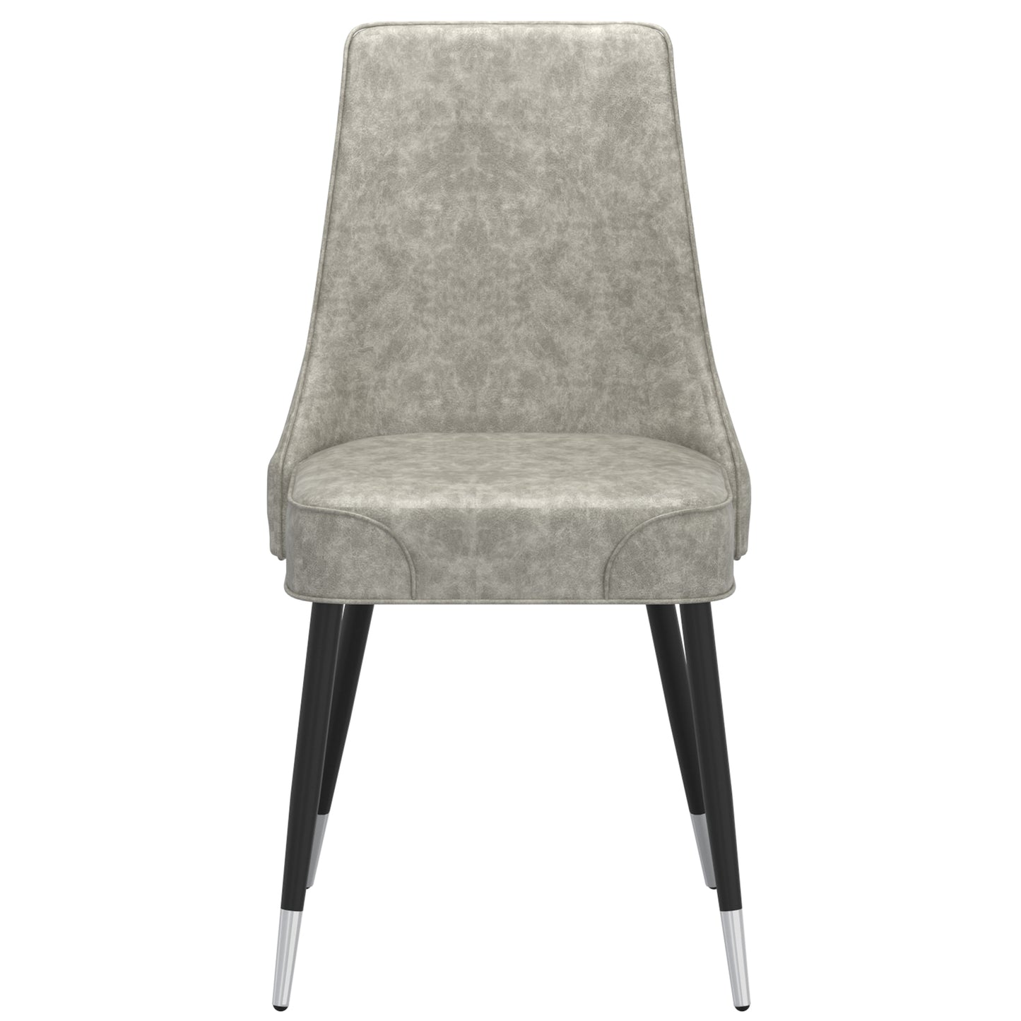 Silvano Side Chair, Set of 2 in Vintage Light Grey and Black