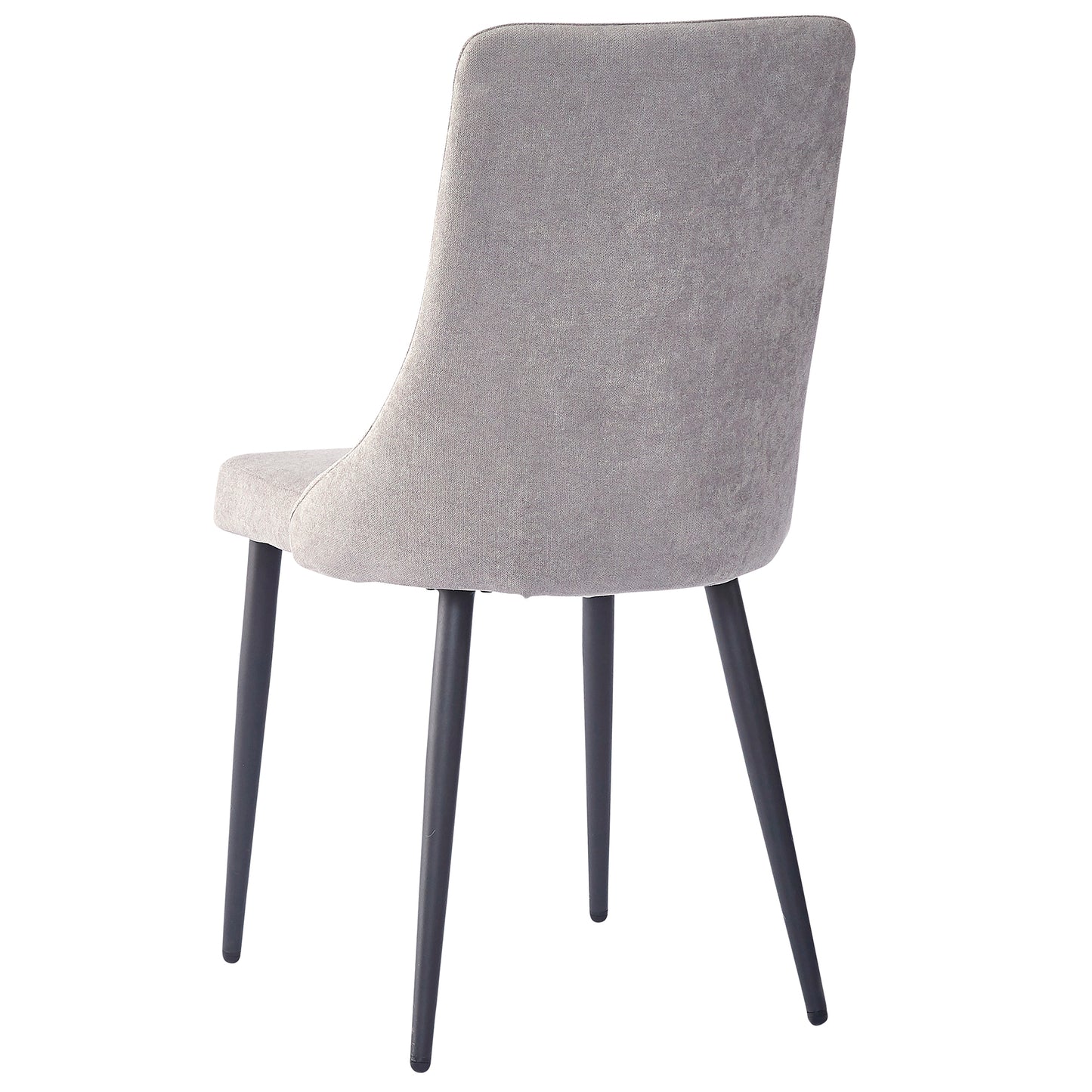 Venice Side Chair, Set of 2 in Grey and Black