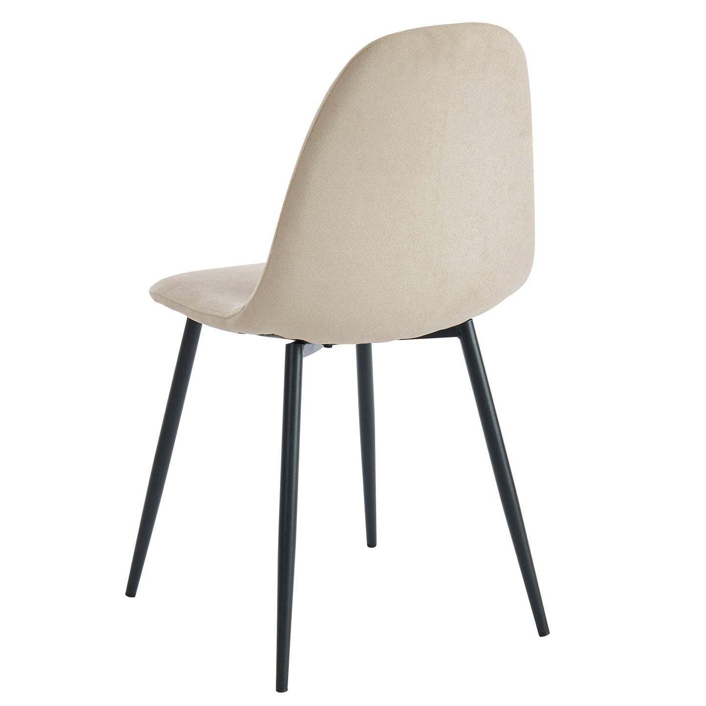 Olly Dining Chair, [SET OF 4] in Beige and Black