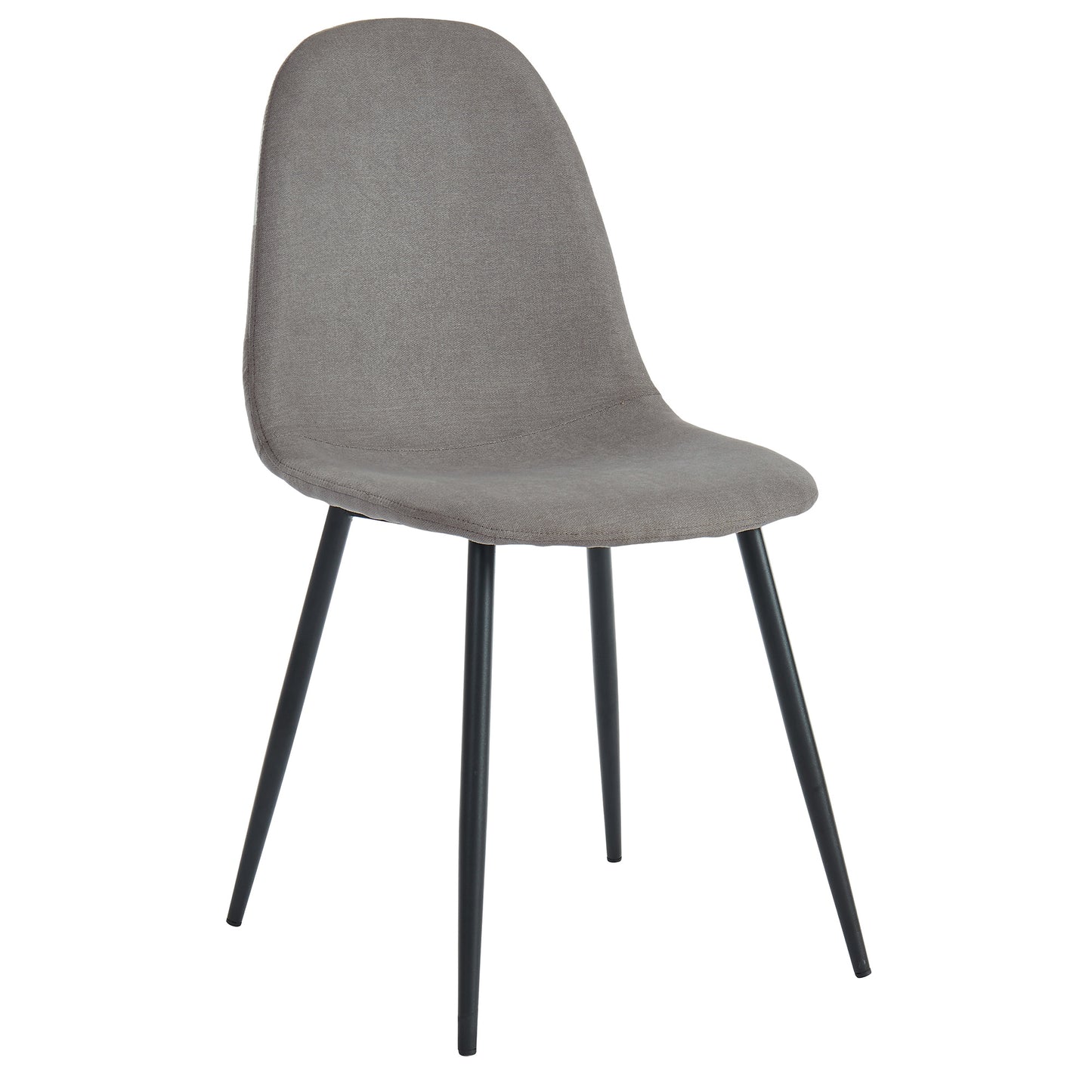 Olly Side Chair, Set of 4 in Grey and Black