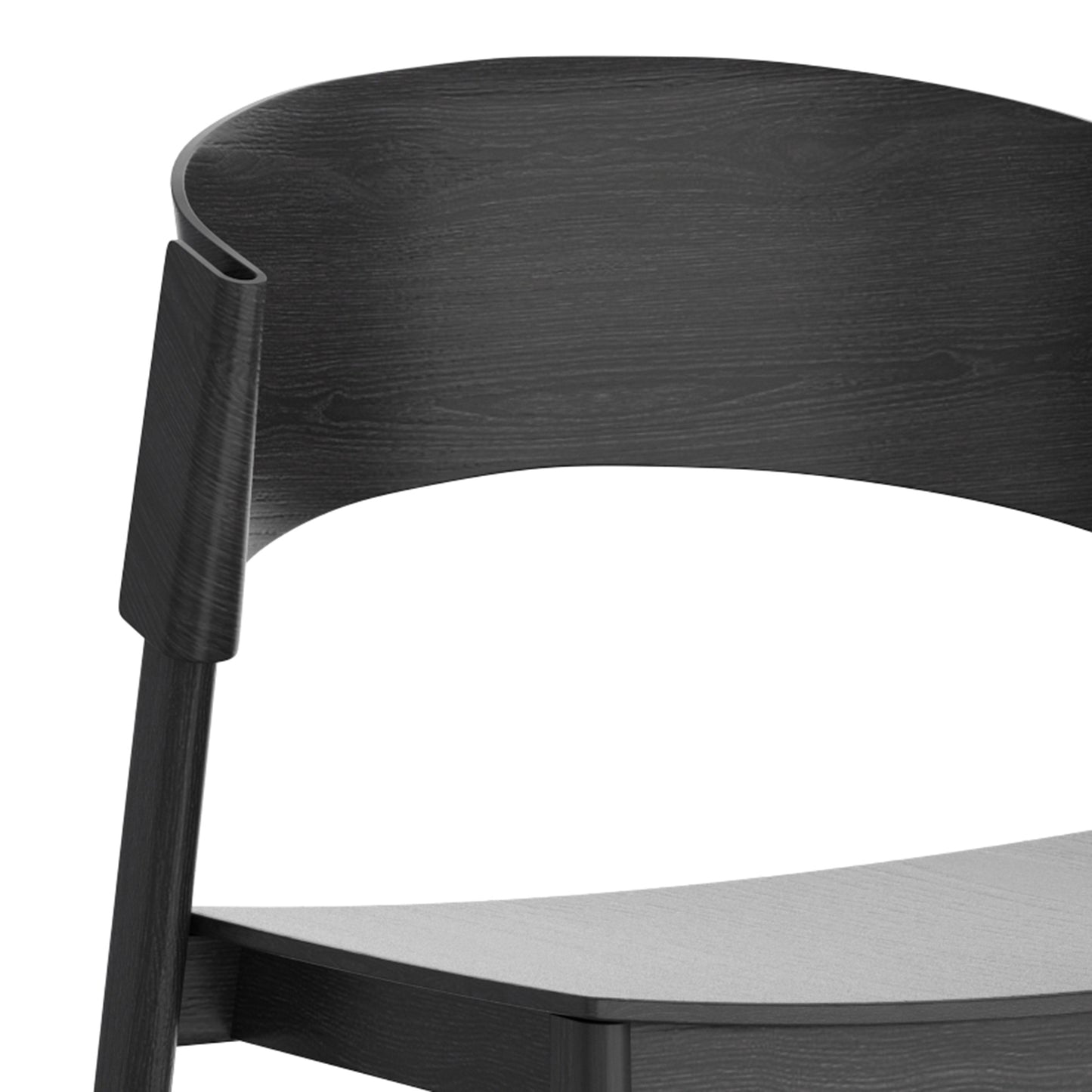 Dining Chair, Set of 2, in Black