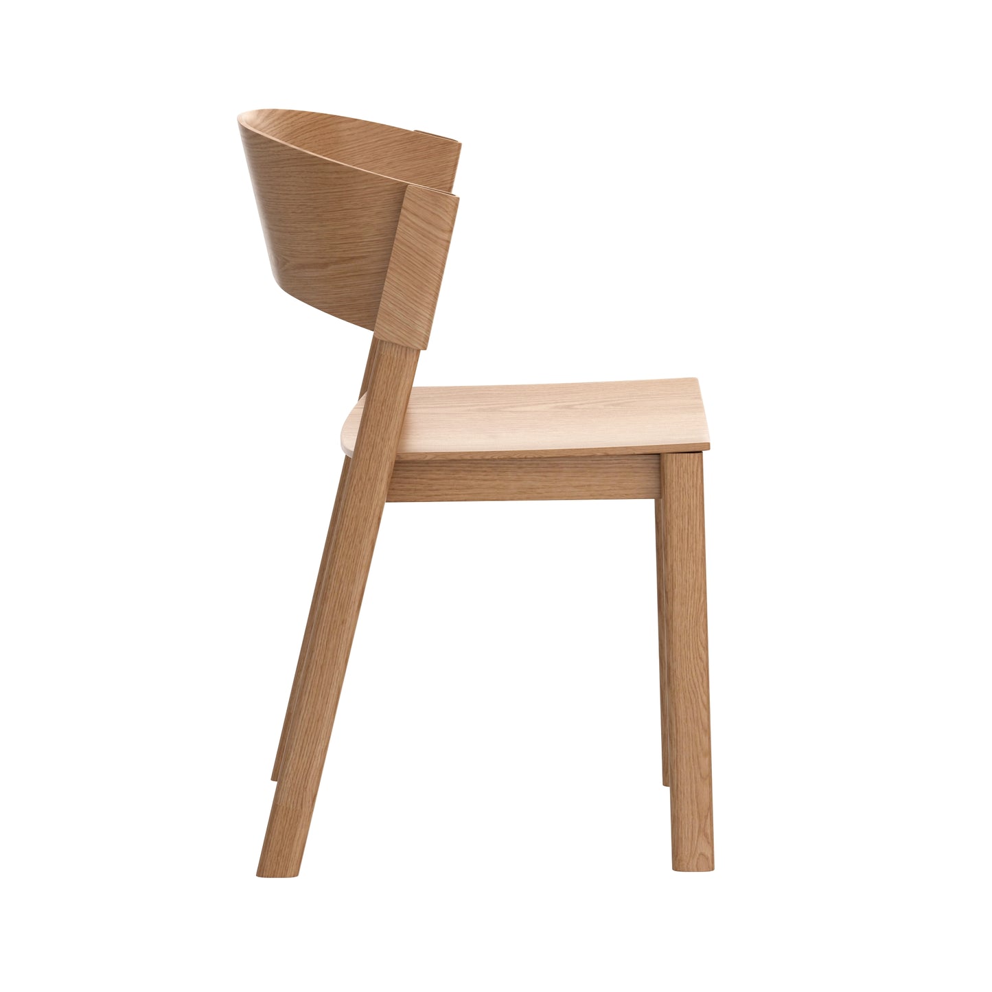 Solod Wood Dining Chair, Set of 2, in Natural