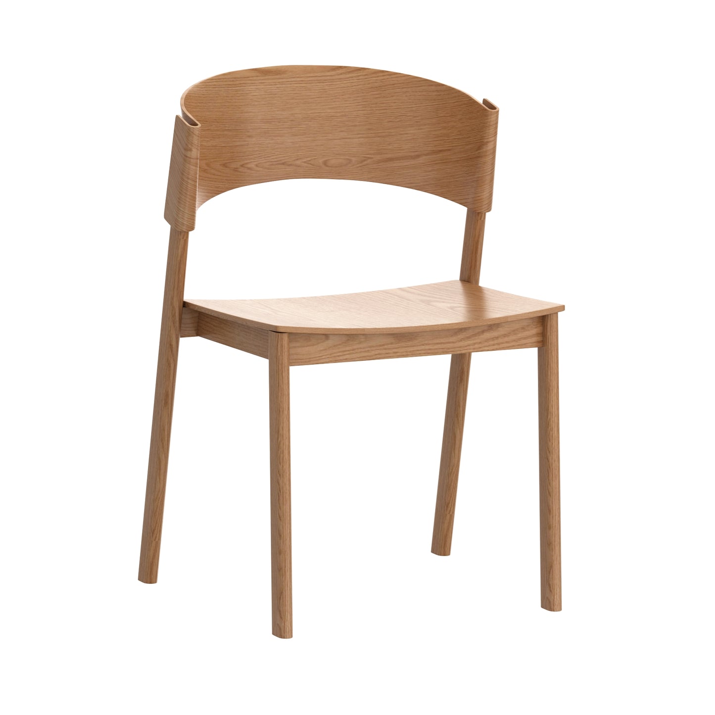 Solod Wood Dining Chair, Set of 2, in Natural