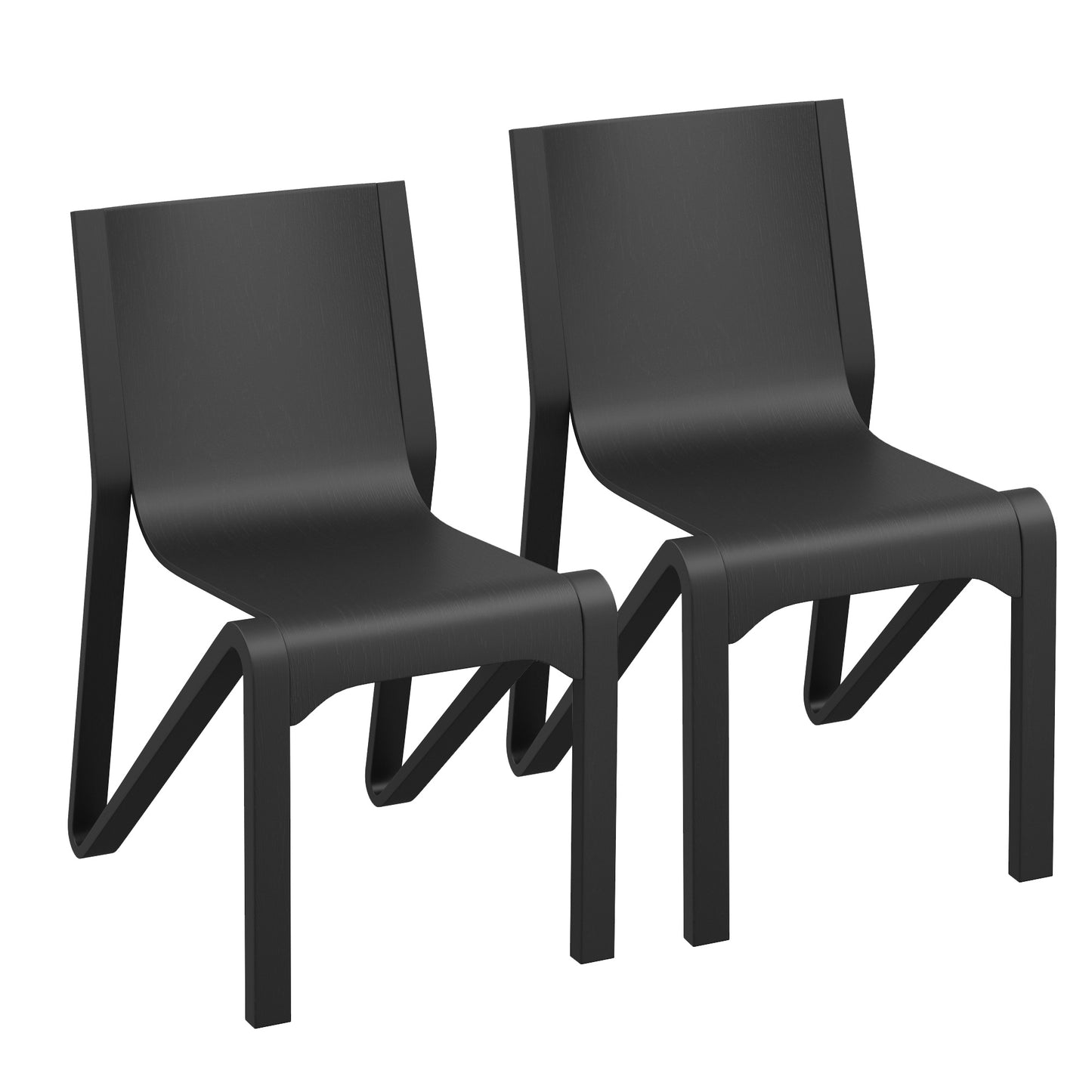 Soren Dining Chair, Set of 2, in Black