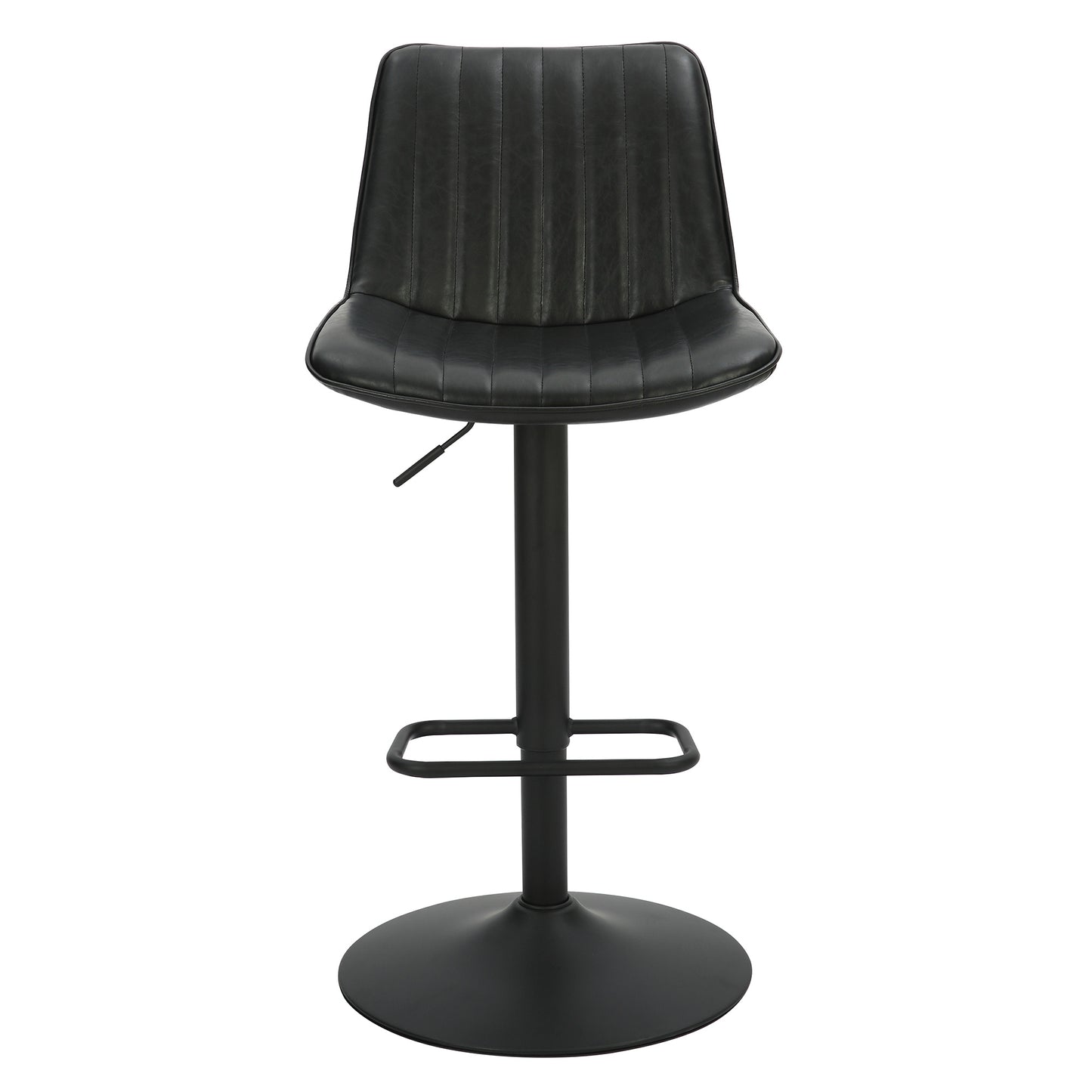 Kosi Adjustable Air-Lift Stool, Set of 2 in Black