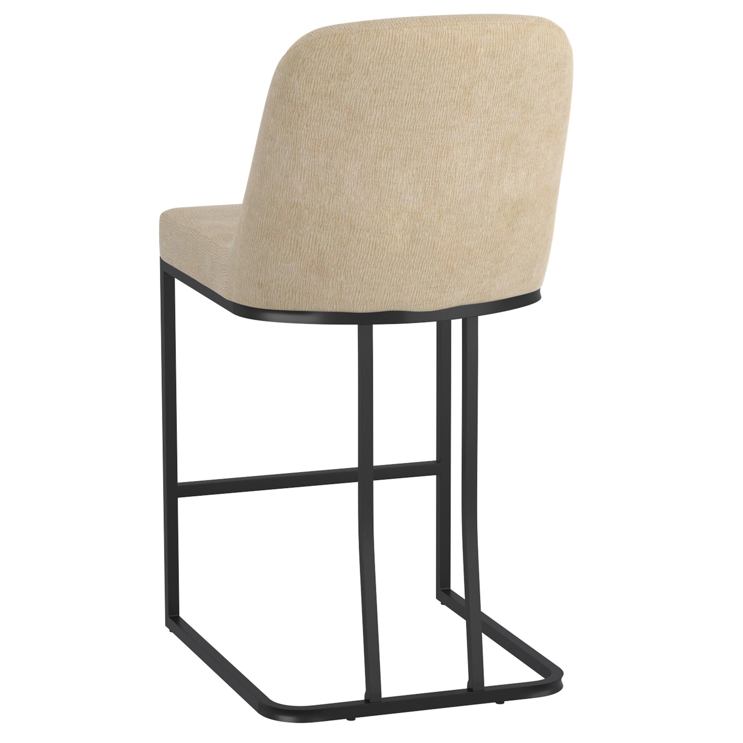 26" Counter Stool, Set of 2 in Beige