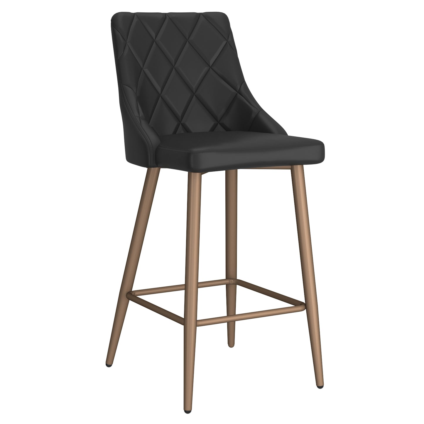 Antoine 26" Counter Stool, Set of 2, in Black