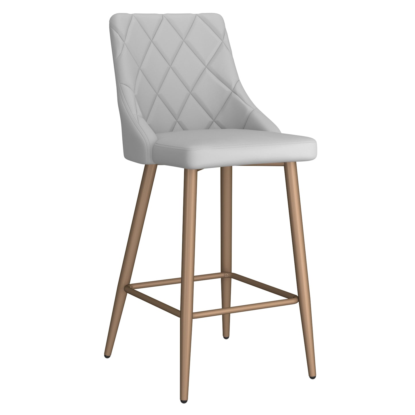 Antoine 26" Counter Stool, Set of 2, in Light Grey