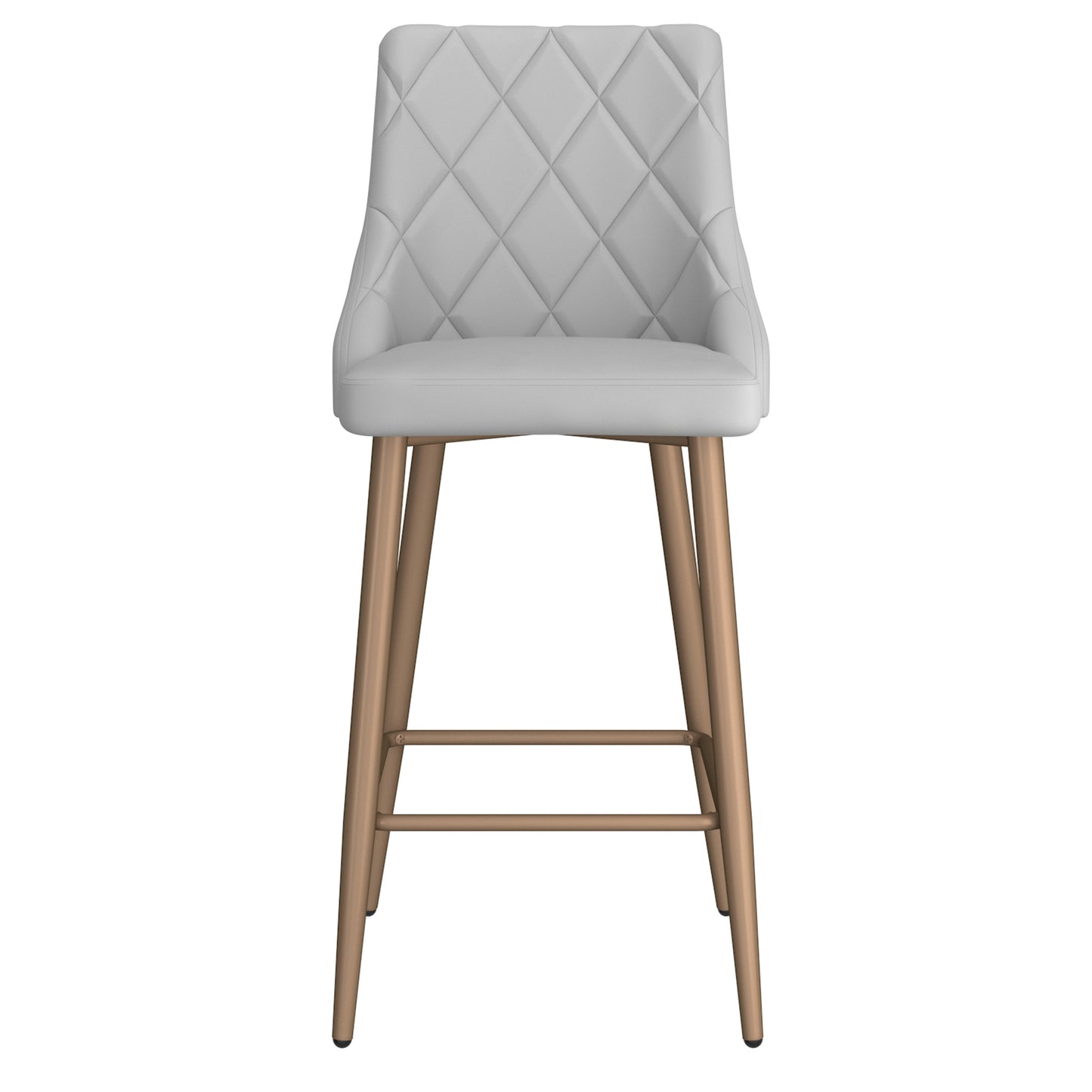 Antoine 26" Counter Stool, Set of 2, in Light Grey