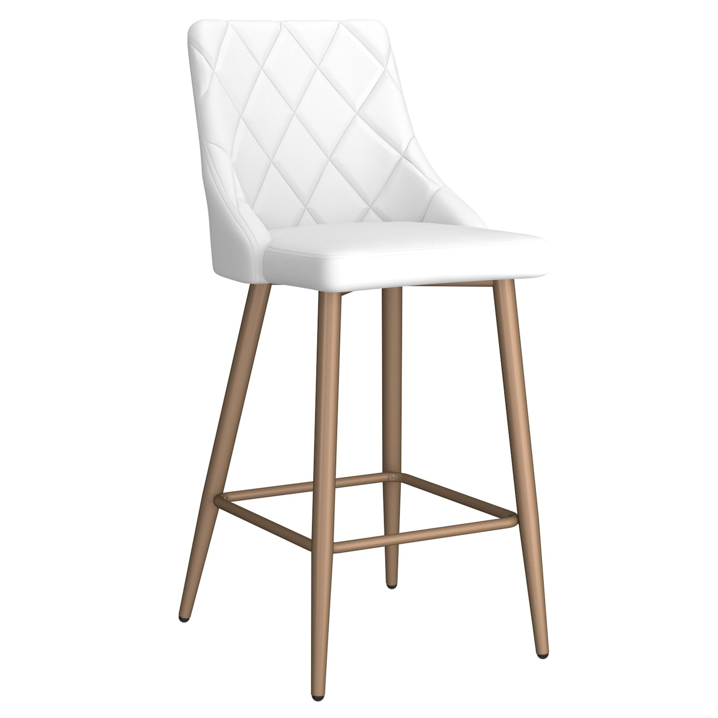 Antoine 26" Counter Stool, Set of 2, in White