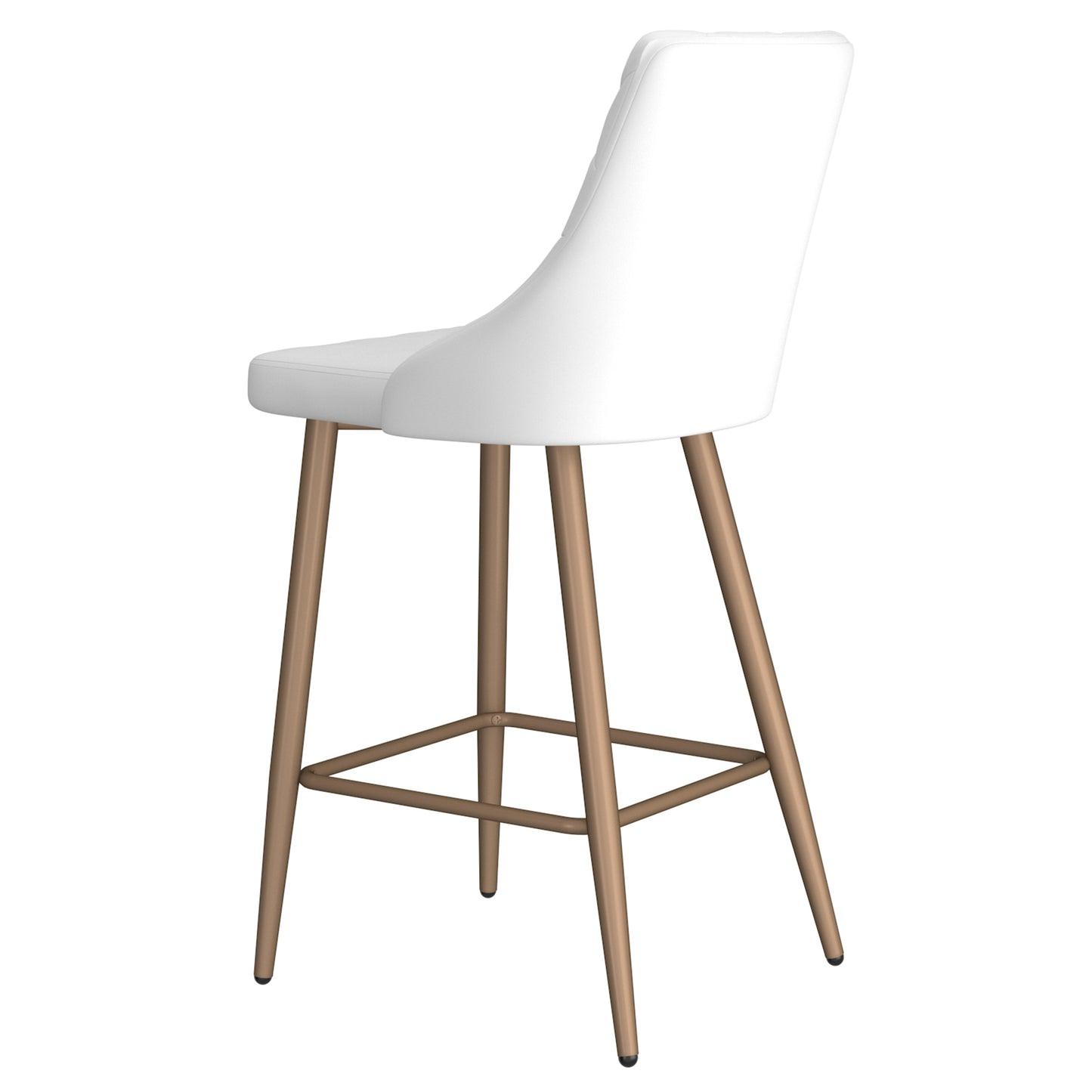 Antoine 26" Counter Stool, Set of 2, in White