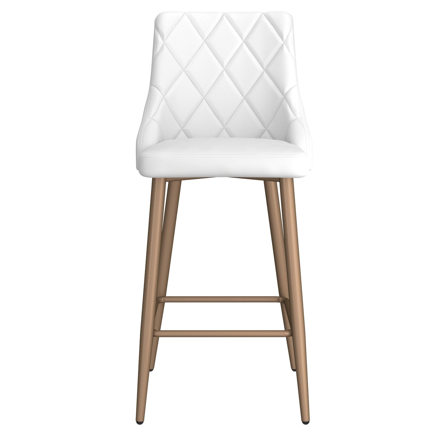 Antoine 26" Counter Stool, Set of 2, in White