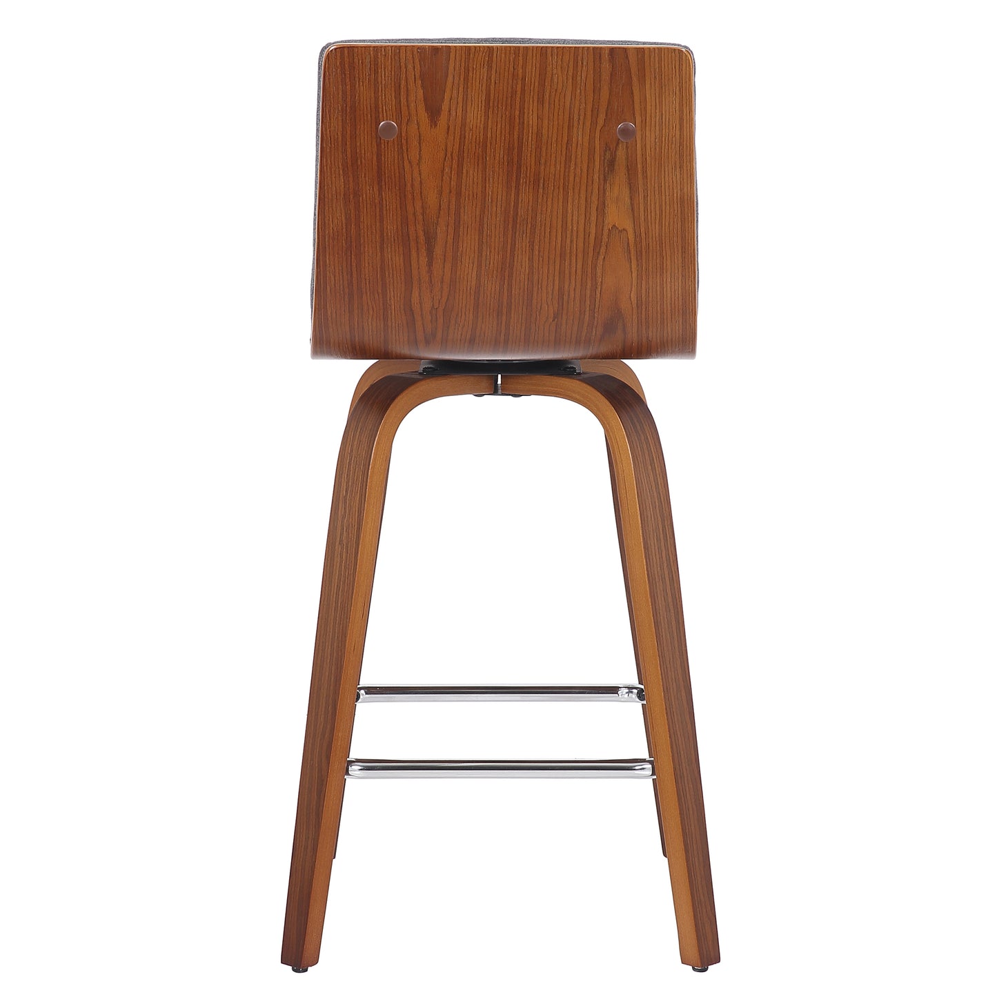 Moreno 26" Counter Stool in Charcoal and Walnut