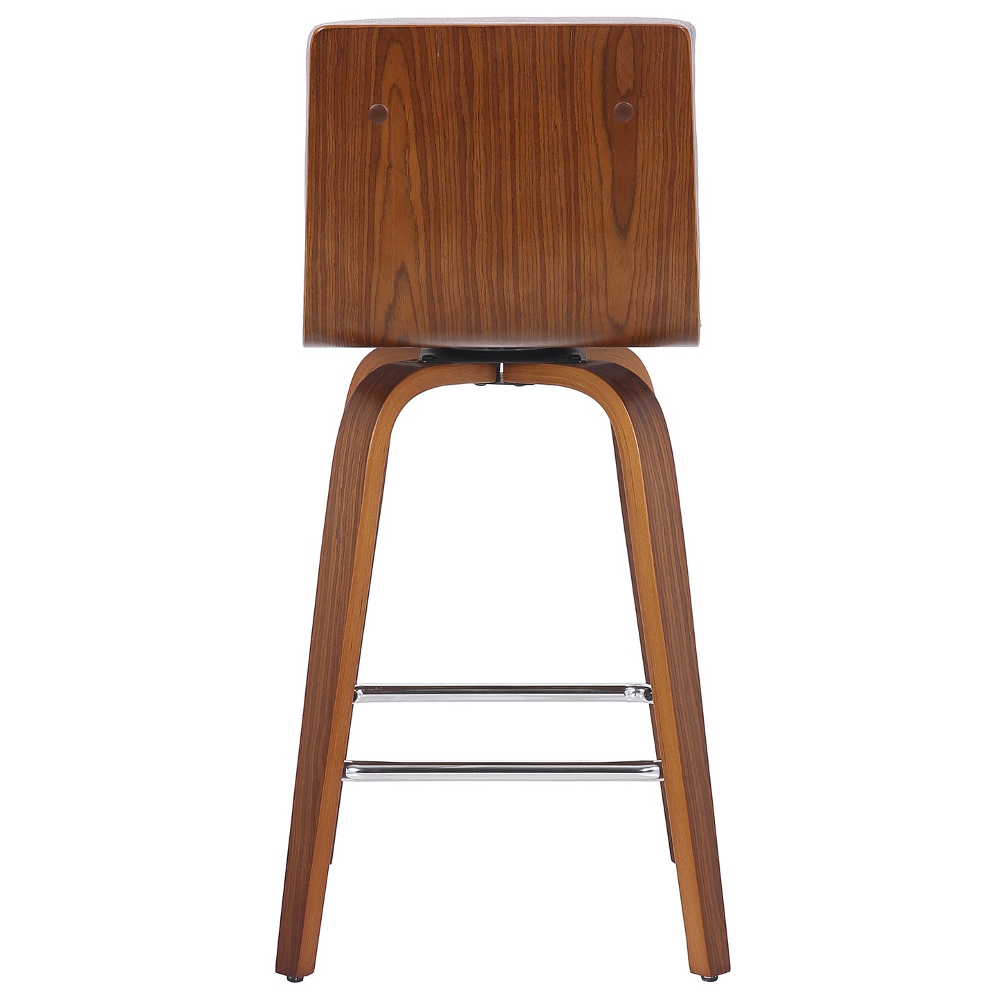 Moreno 26" Counter Stool in Grey and Walnut