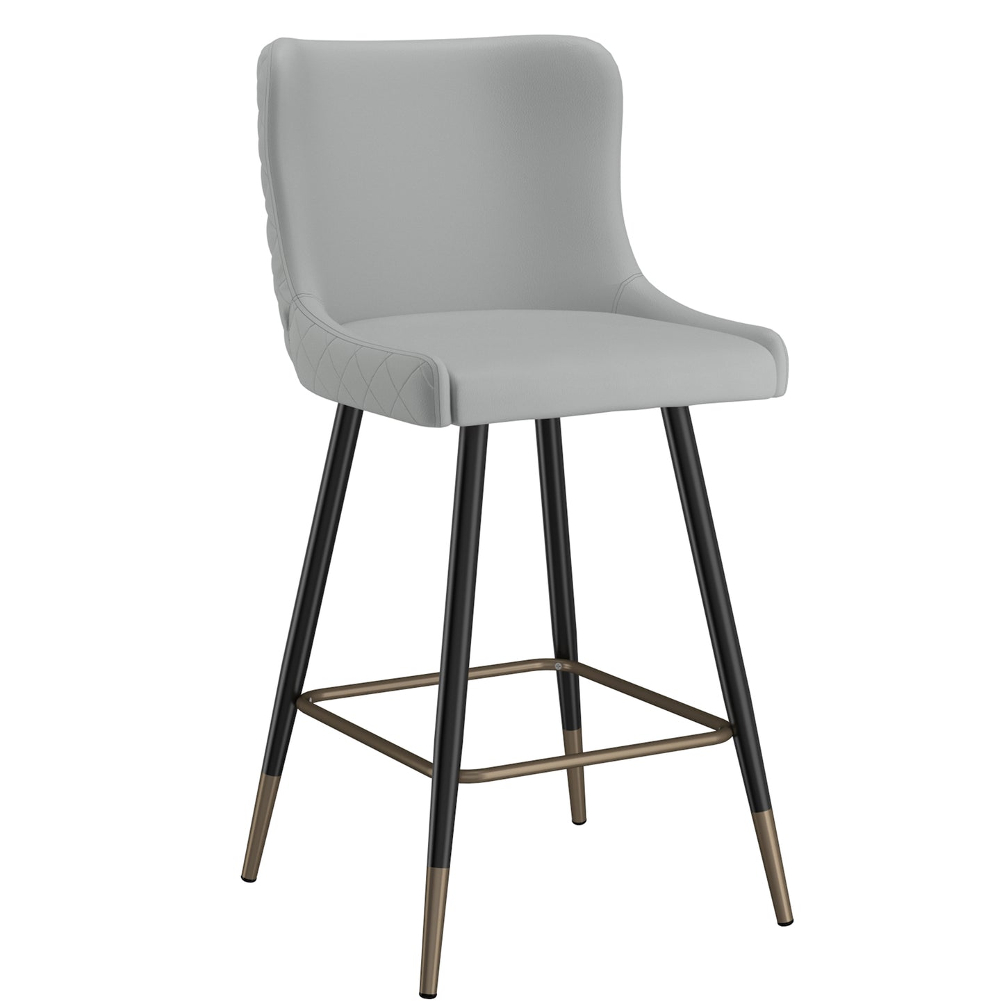 Xander 26" Counter Stool, Set of 2, in Light Grey