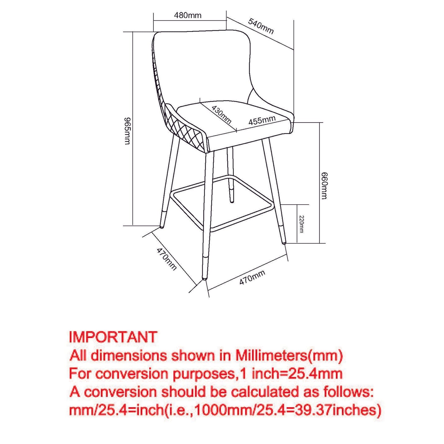 Xander 26" Counter Stool, Set of 2, in Light Grey