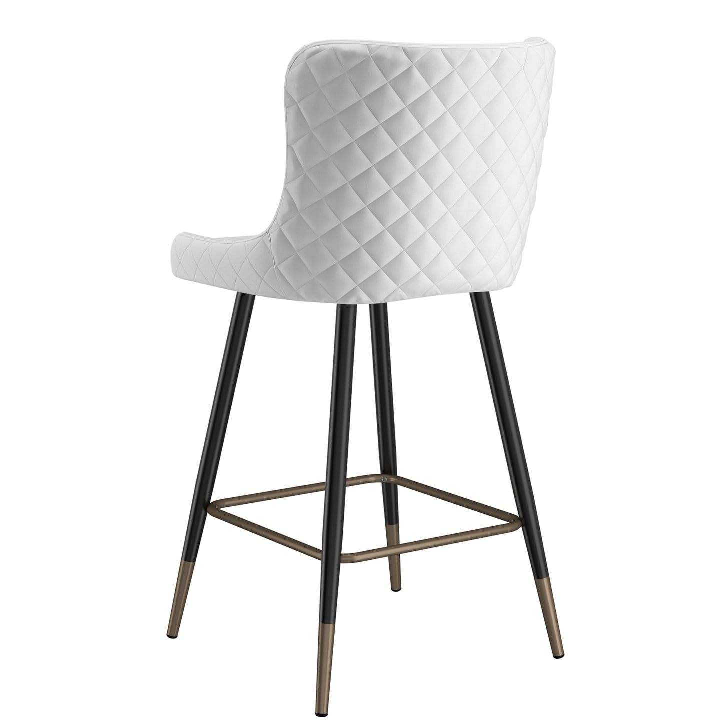 Xander 26" Counter Stool, Set of 2, in White