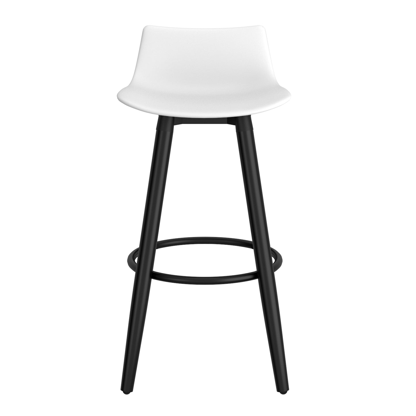 Rango 26" Counter Stool, Set of 2, in White and Black