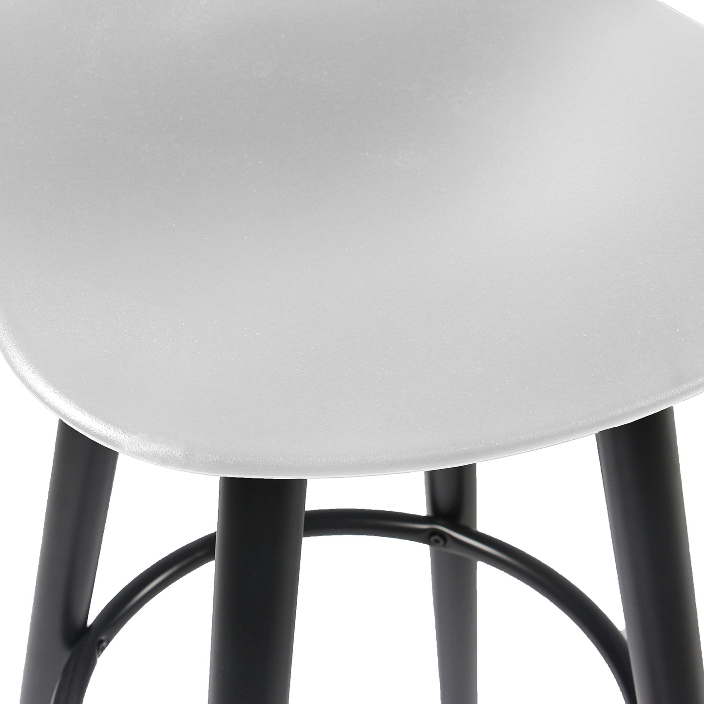 Rango 26" Counter Stool, Set of 2, in White and Black