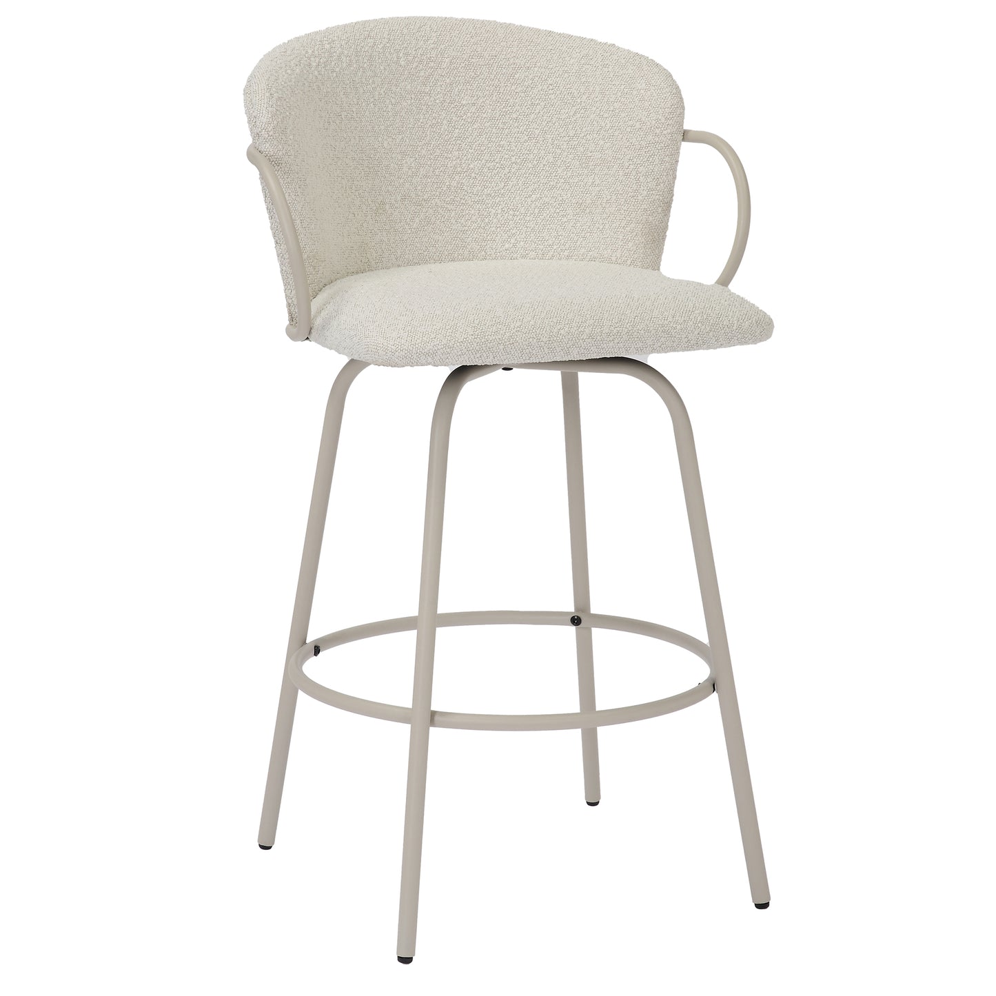 COMING SOON! Kalani 26" Counter Stool w/Swivel, Set of 2 in Beige