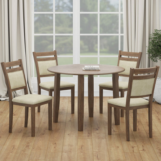 Conrad 5pc Dining Set in Walnut