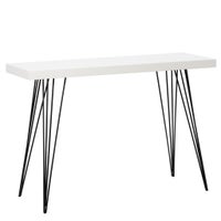 Tripod Leg Gloss White Console Table