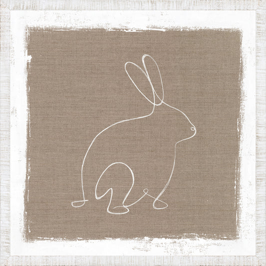 COTTAGE – ONE LINE RABBIT PROFILE